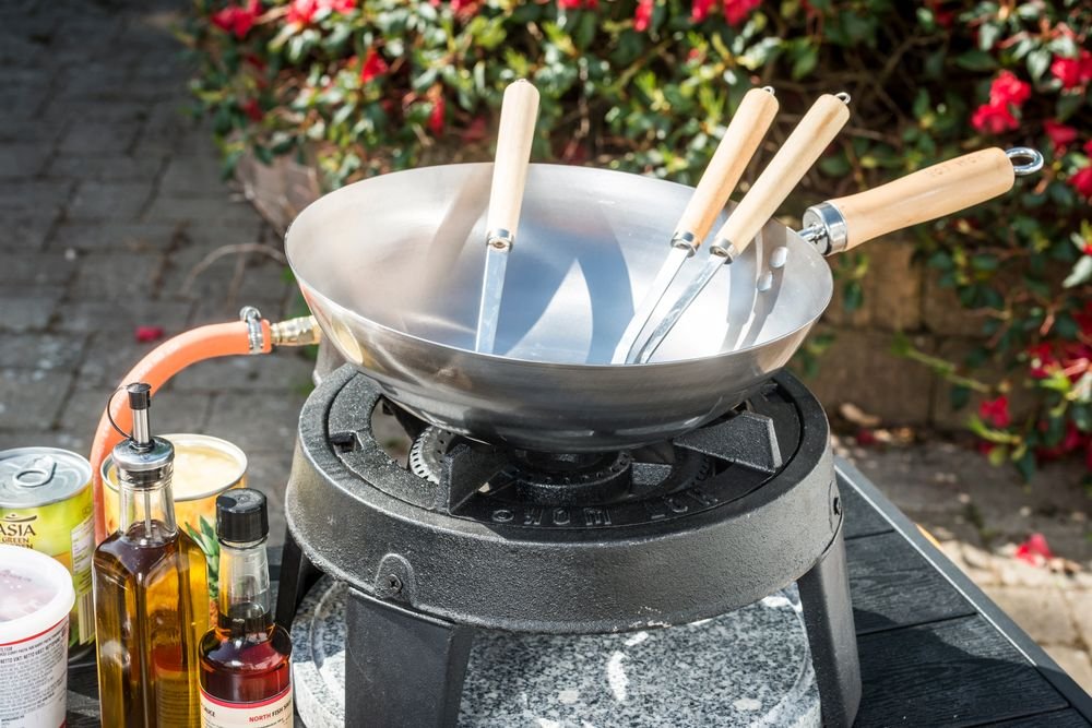 Carbon Steel Wok, 14 in