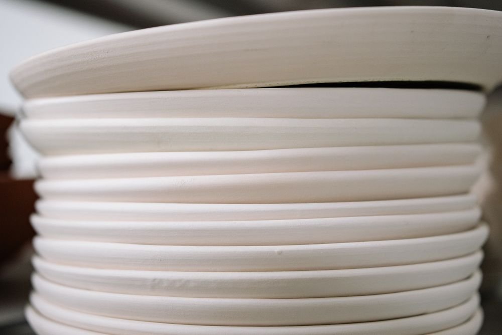 Reactive-Glaze Dinner Plates