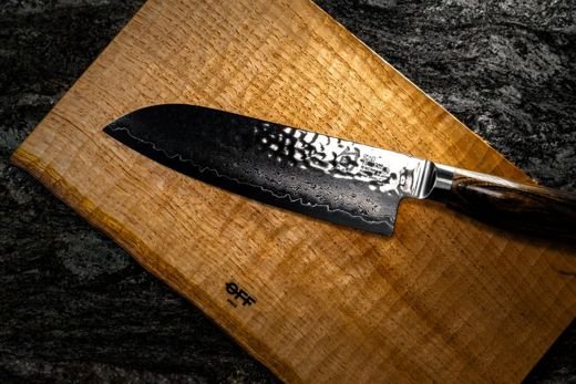 Hollow-Edge Santoku Knife