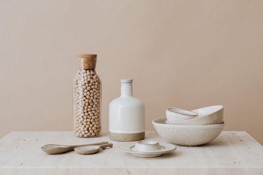 Speckled Stoneware Bowl Set