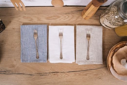 Stonewashed Linen Napkins, Set of 4