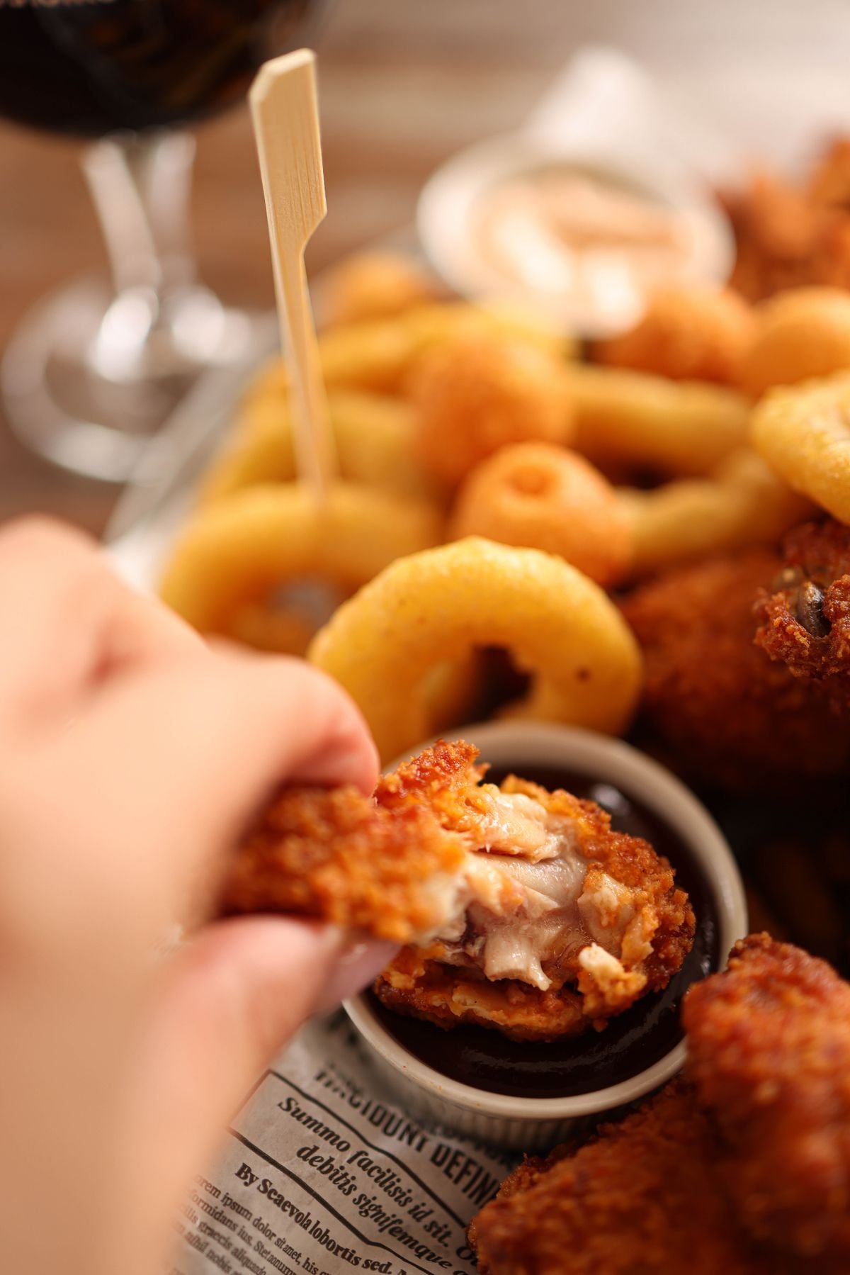 Beer-Batter Onion Rings