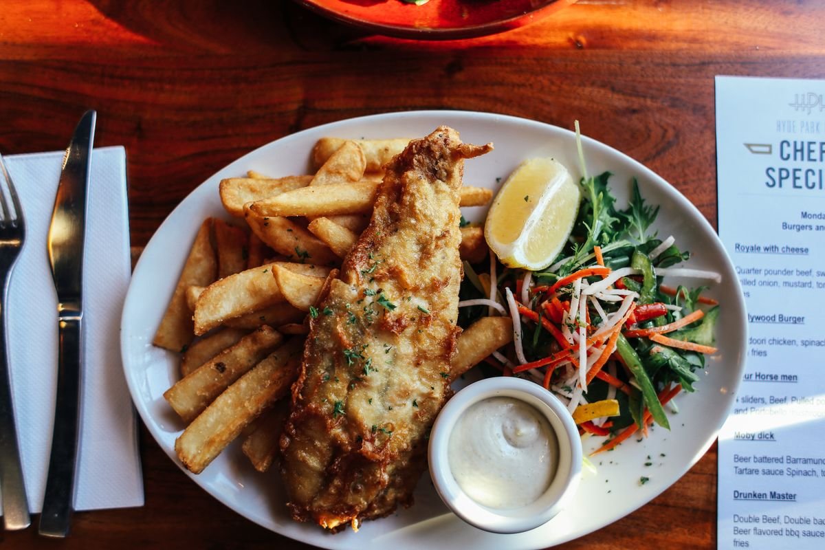 Beer-Battered Fish and Chips