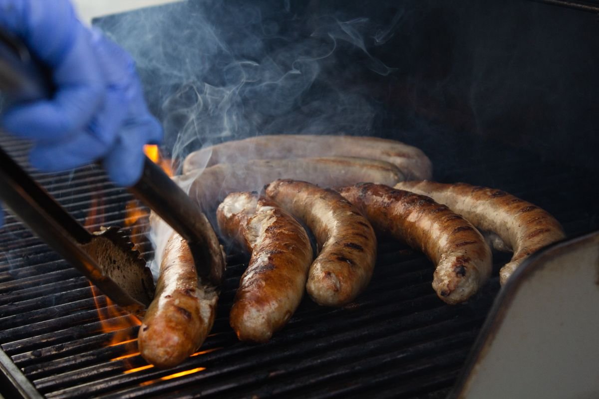 Beer-Braised Bratwurst