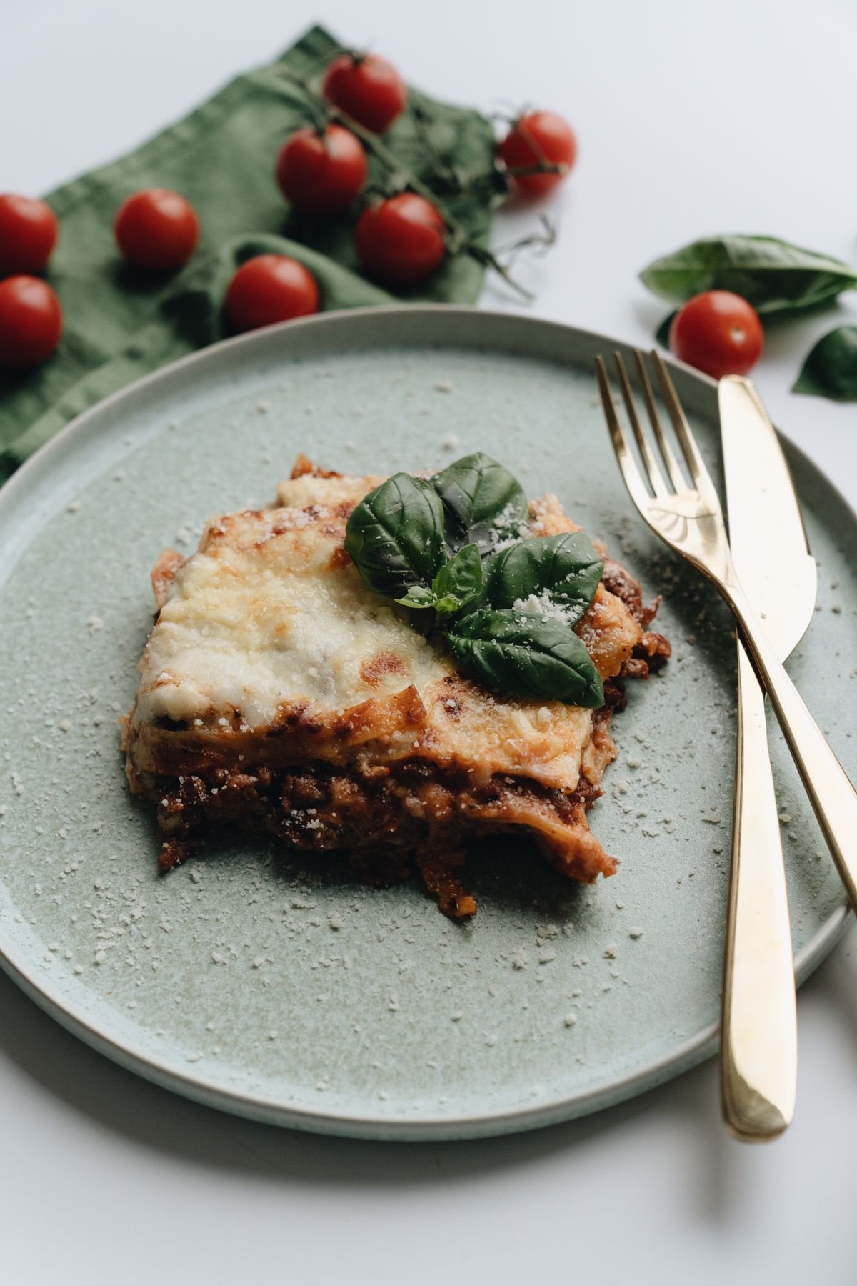 Layered Beef Lasagna