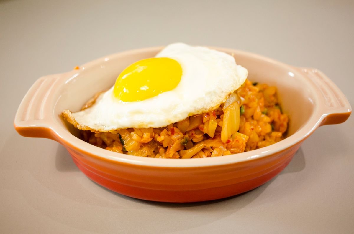 Leftover-Rice Egg Fried Rice