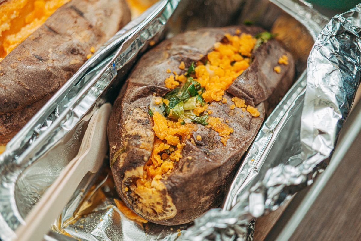 Loaded Stuffed Sweet Potatoes