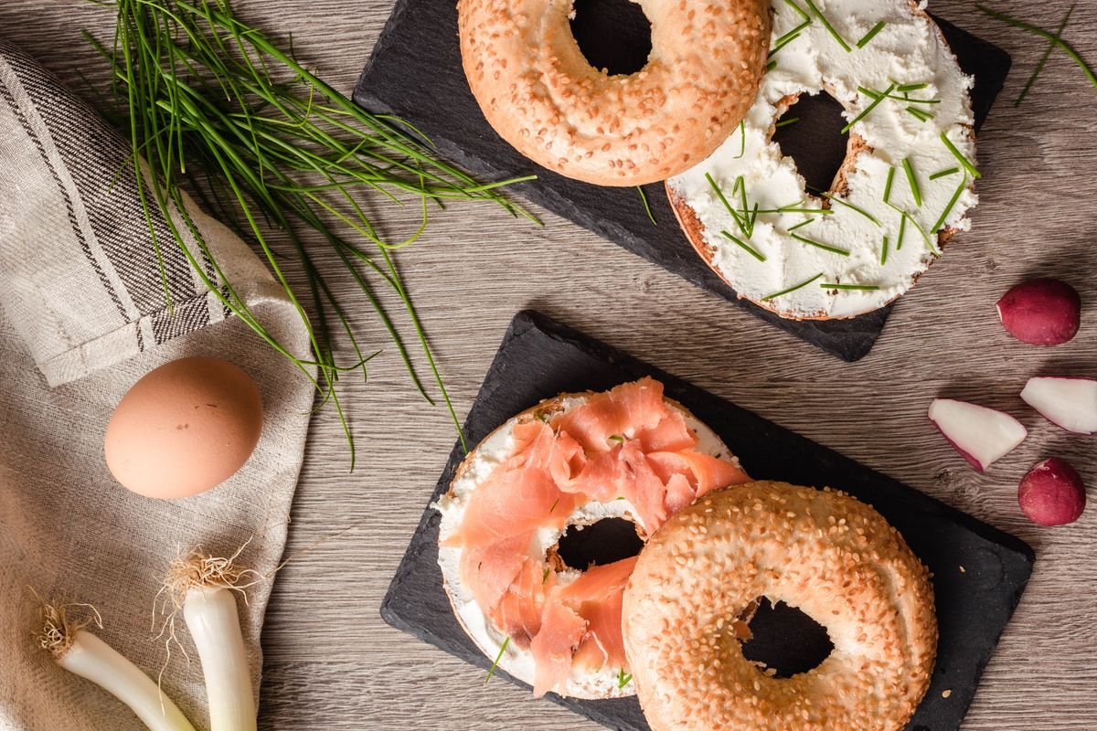 Smoked Salmon Bagel Board