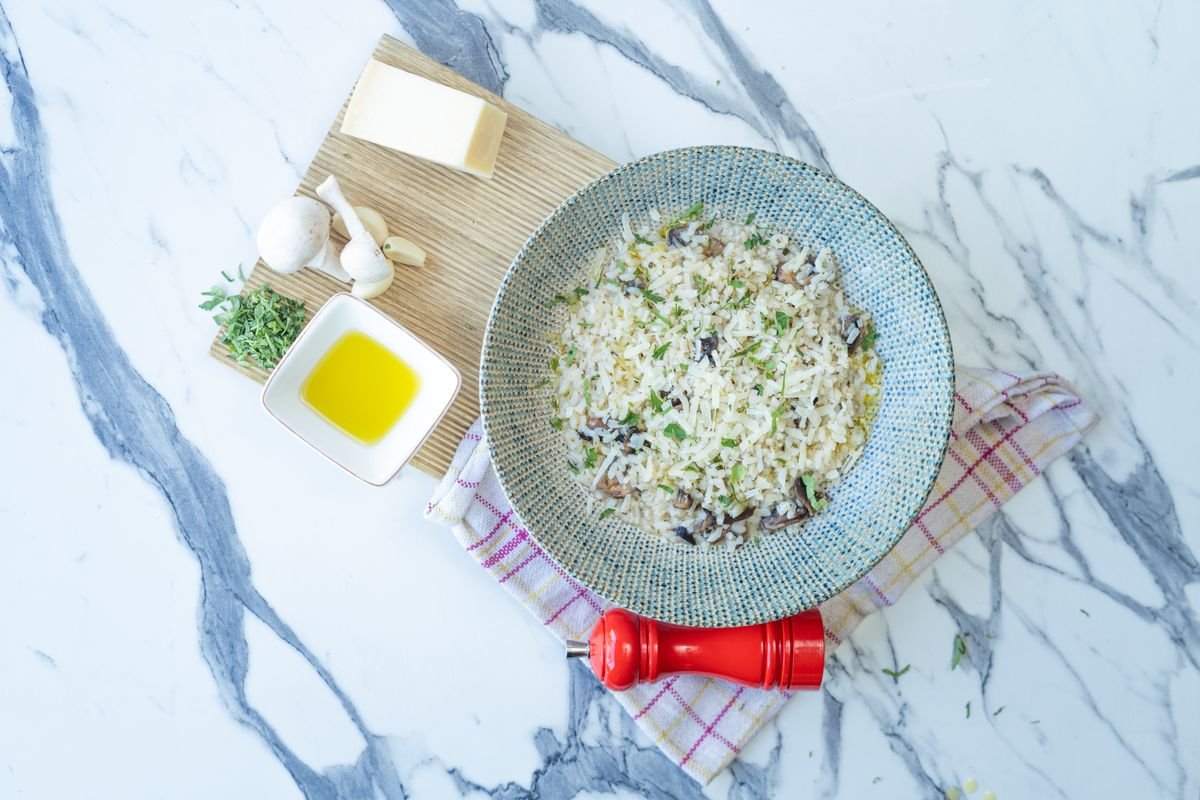Stirred Mushroom Risotto