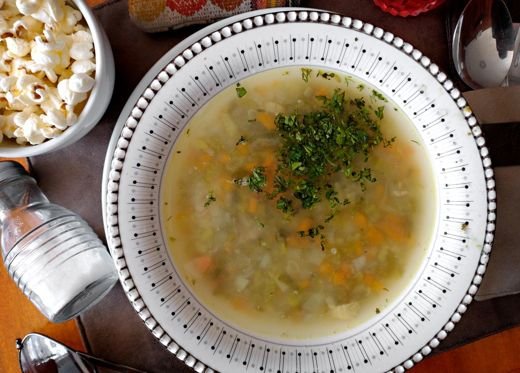 Garden Minestrone with Ditalini