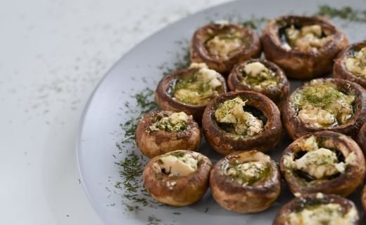 Garlic-Herb Stuffed Mushrooms