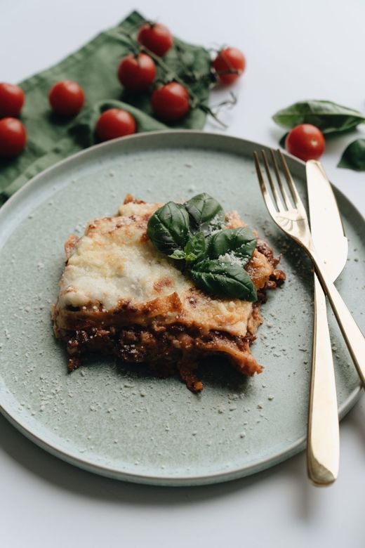 Layered Beef Lasagna
