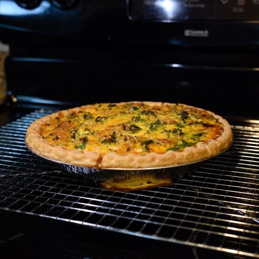 Leek and Gruyere Quiche