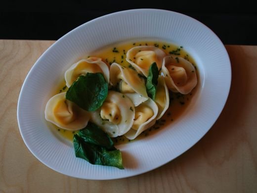 Ricotta Ravioli in Brown Butter
