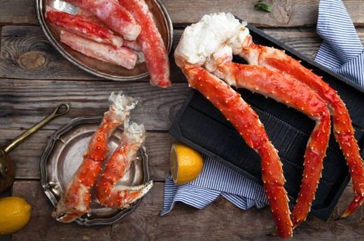 Steamed King Crab Legs
