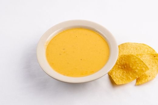 Warm Queso Dip with Tortilla Chips