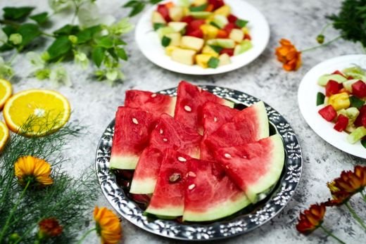 Watermelon, Feta and Mint Salad