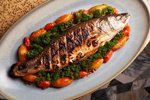 Whole Roasted Sea Bass